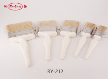 Paint Brush With White Wooden Hanlde