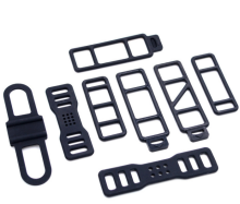 Custom Durable Rubber Bicycle Light Silicone Straps