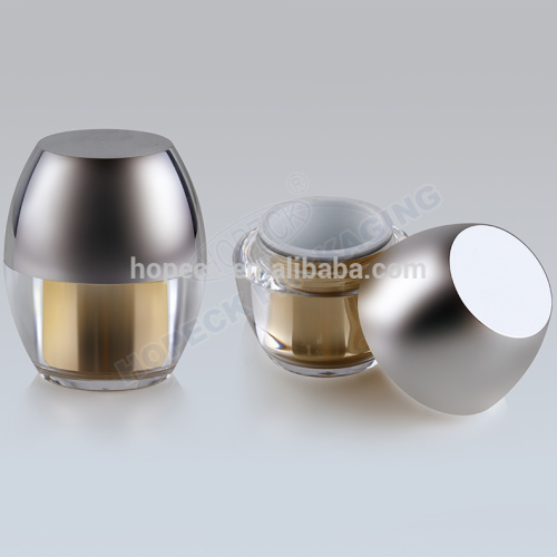 Luxury Cone shape acrylic cosmetic jar 15g