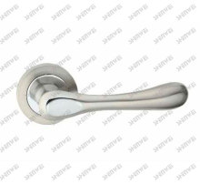 AZ-323 SN/CP door handle on rosette