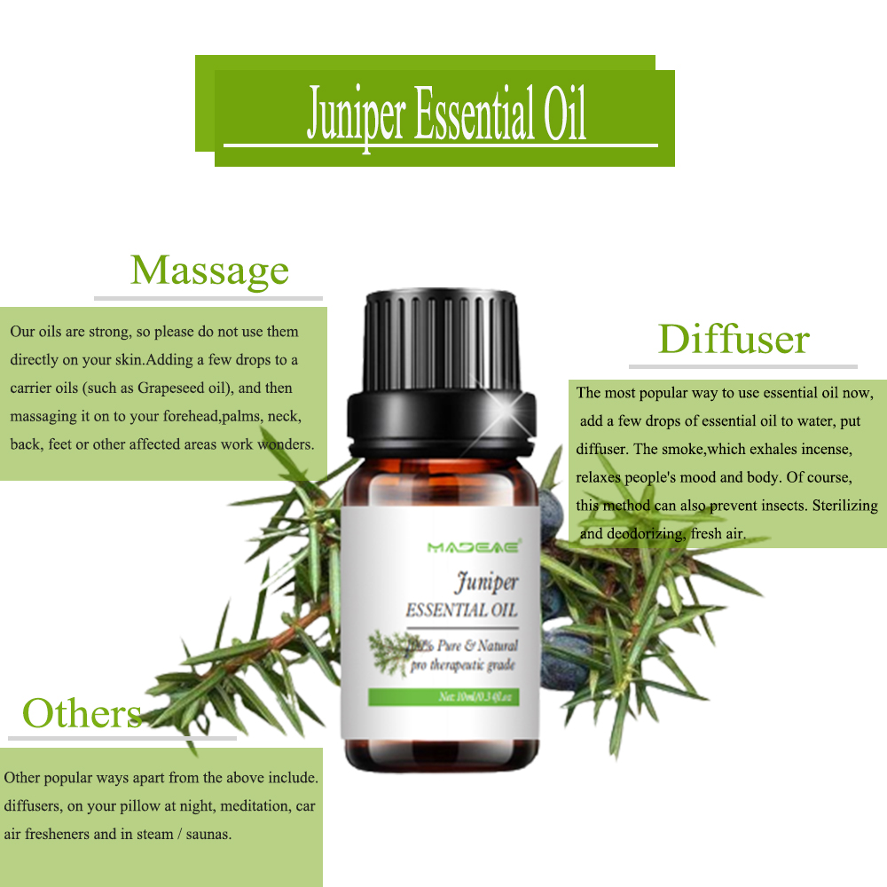 Juniper Water Soluble Essential Oil For Skincare Massage