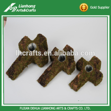 Moss flowerpots, planter boxes,cross garden flowerpot