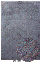 Long Thin Silk Shaggy With Plain Color