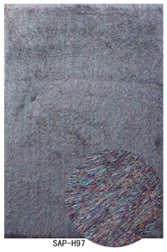Long Thin Silk Shaggy With Plain Color