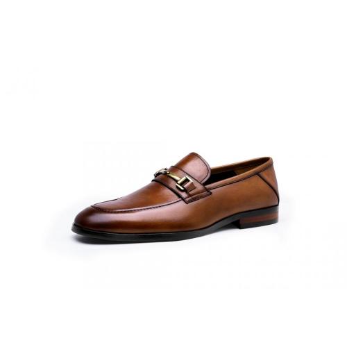 Bit Shoes de cuero genuino para hombres