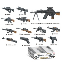  Militaristic Pretend Play Toy Set: Building Blocks with Weapons, Army Figures & Accessories for Kids