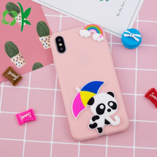 Accesorios de teléfono de silicona Funda de teléfono de silicona 3D