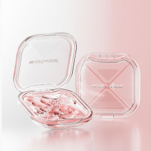 Mini Portable 4-Compartment Travel Medicine Case for Vitamins and Supplements