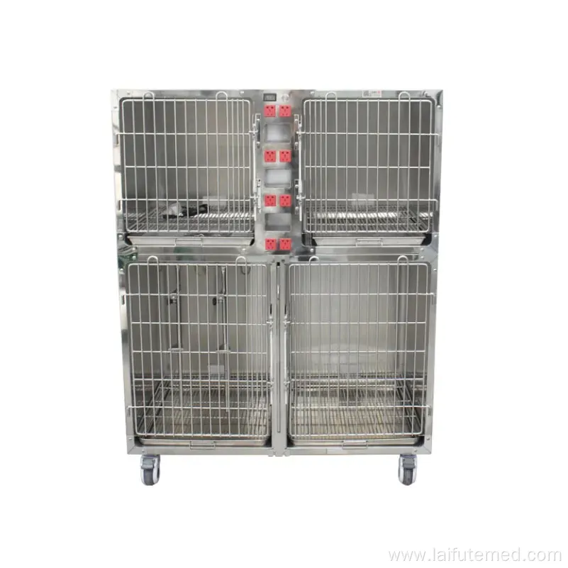 Stainless Steel Pet ICU Oxygen Cabin for Vet Hospitals