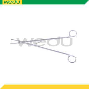 Polymer clip open surgery stright end surgery clamp