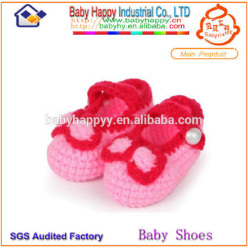 Dress hand crochet cute baby shoes