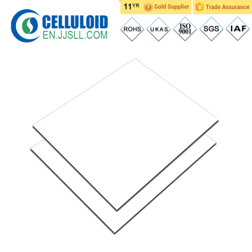 White color  transparant Celluloid Sheet  Decor