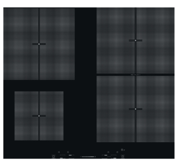 Hob Hotpoint Induction Black Glass Top