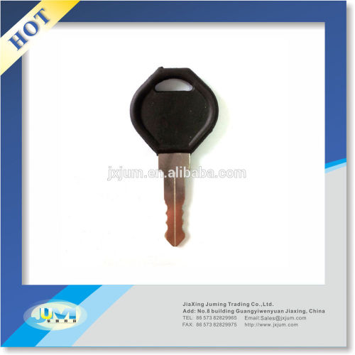 Round barrel lock key lock