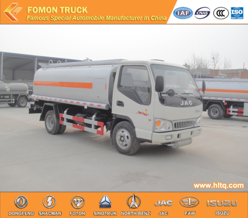 JAC 4X2 7000L stainless steel storage tanker