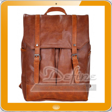 Unisex Vintage PU Leather Backpack