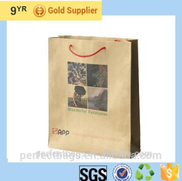 custom gift paper bags eco-friendly kraft paper shopping bags