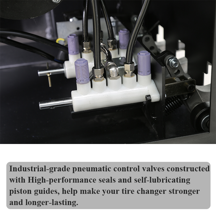 tire changer control valve