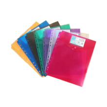 A4 Size Waterproof PP Plastic Document Storage Bags for School Use