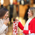 Sacchetto regalo di Natale personalizzato per bottiglie di vino