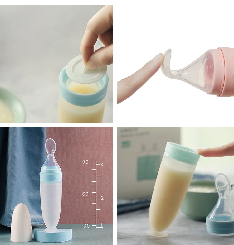 Baby Feeding Bottle With Spoon