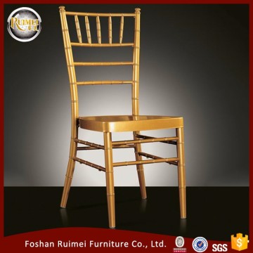 Hot Sale Aluminum Gold bulk Chiavari Chairs for Wedding and Events