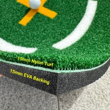 EVA Foam Backed Golf Practice Mat for Hitting and Teaching