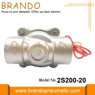 3/4 İnç 2S200-20 Paslanmaz Çelik Solenoid Valf 220V