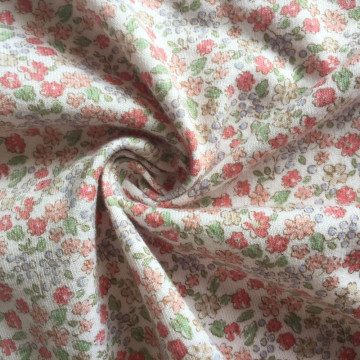 Reactive print cotton single jersey  fabric