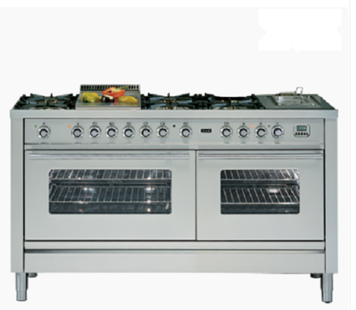 4 burners gas oven