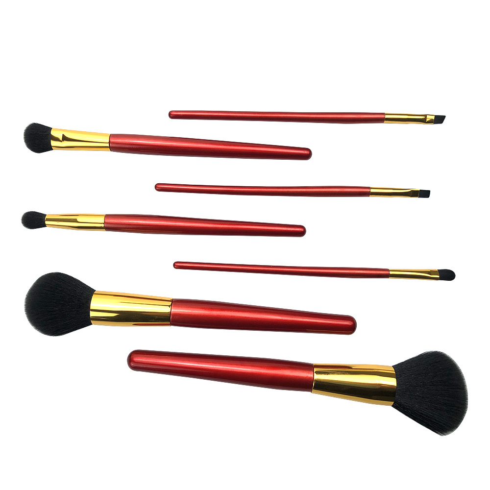 Cosmetic Brush With Wood Handle