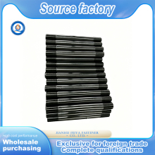 Double end stud black finish