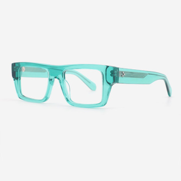 Rectangular Acetate Male Optical Frames 23A3179