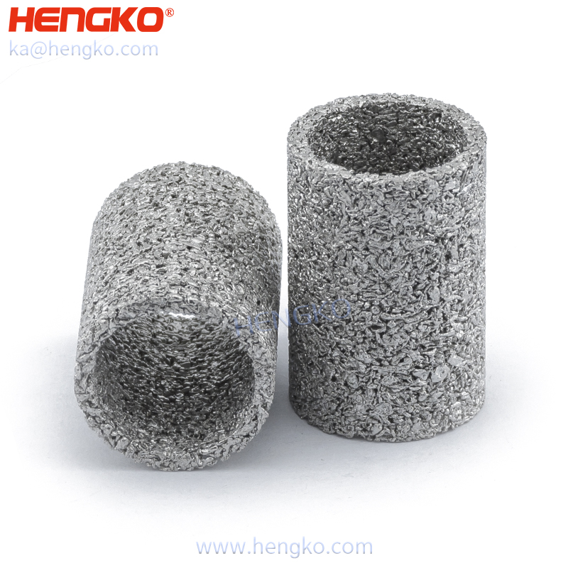 HNEGKO Ex-factory price sintered stainless steel SS 316L porous metal filter tube for industry chemistry filtration system