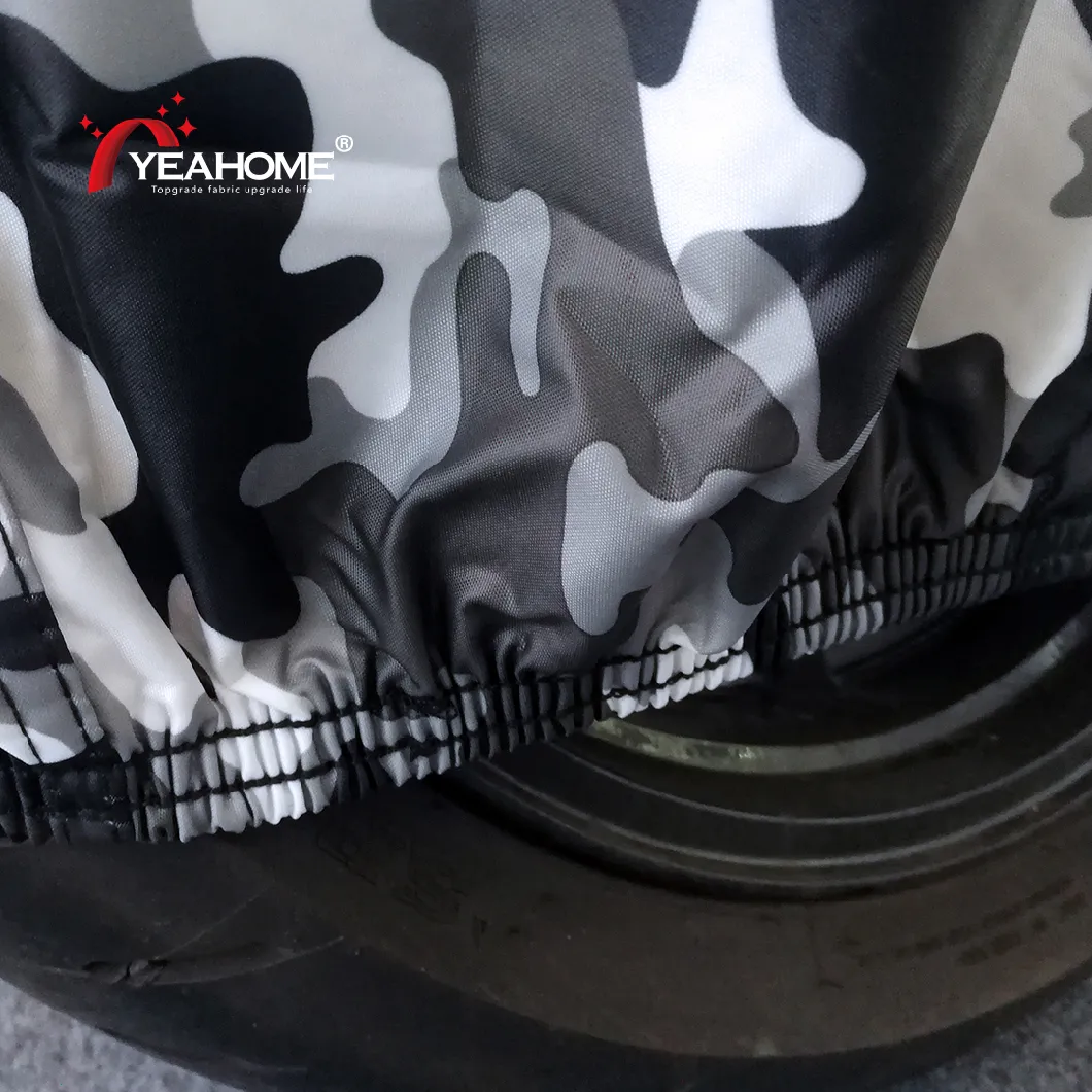 Camouflage Printing Outdoor Motorradabdeckung Fleece Innenschutz