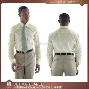 Fantastic Long Sleeve 100% Cotton Custom Tailored Green Shirt