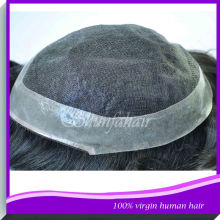 Hair piece toupee for black men,mens hair piece,hair replacement system