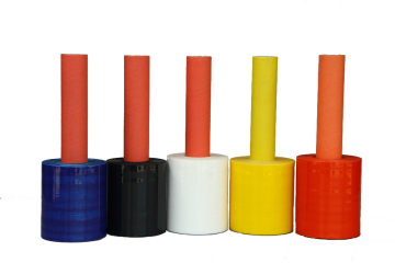 New model stretch film with colour handle