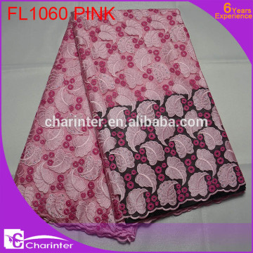 french tulle lace/indian lace fabrics/african guipure lace fabric/guipure lace/african lace FL1060 pink