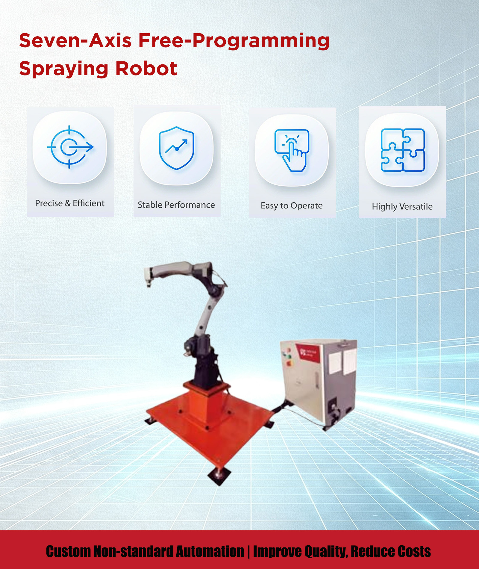 七轴自由编程喷涂机器人产品1 Seven‑Axis Free‑Programming Spraying Robot product 1