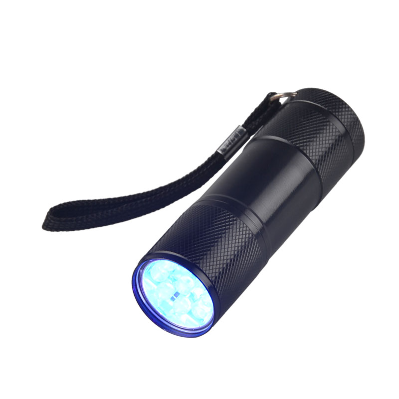 Wholesale 9 uv 395nm blacklight purple led torch best flashlight
