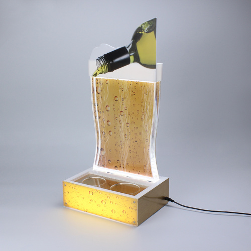 Apex LED acrylic giá trưng bày bia uống