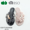 Venta caliente nueva mujer barata Pvc Sole Flip Flop