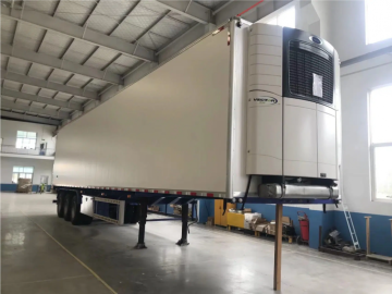 refrigerated semi trailer with strong loading capacity