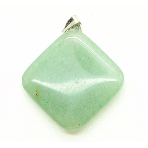 Pendentif Aventurine verte en forme de losange