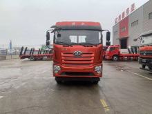 Excavator pedrail machine transportation flat bed truck