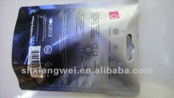 Side die cut standing plastic bag for food