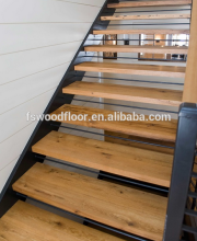 natural unfinished white oak solid wood stair tread