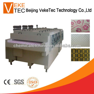 Decorative plate etching machine