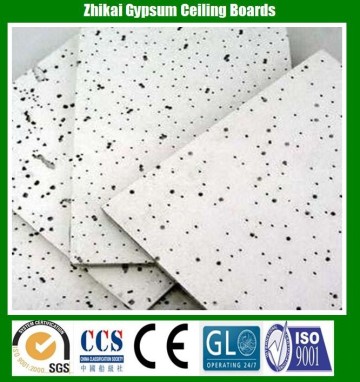 Acoustic beveled mineral fiber ceiling Tiles